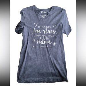 He Counts The Stars And Calls Them All By Name Psalm 147:4 T-Shirt for Women